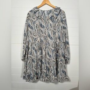 Grace + Karma Paisley Print Women's Dress 1X